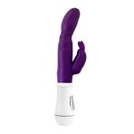 Imagen de Consolador Vibrador con estimulador Punto G Rabbit