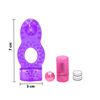 Imagen de Anillo  para pene con estimulador vibrador a pila