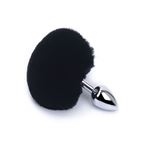 Imagen de Plug Dilatador anal en metal con Pom Pom 13cm