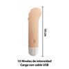 Imagen de Vibrador estimulador bala con textura