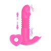 Imagen de Consolador Vibrador telescópico Con temperatura 12 Frecuencias recargable
