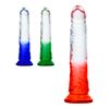 Imagen de Dildo Consolador Venoso transparente con color