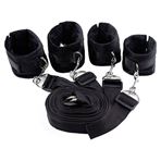 Imagen de Set de Bondage Restricción Grilletes para la Cama Muñequeras y Tobilleras