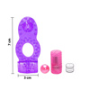 Imagen de Anillo  para pene con estimulador vibrador a pila