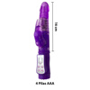 Imagen de Consolador Vibrador  con estimulador orejitas