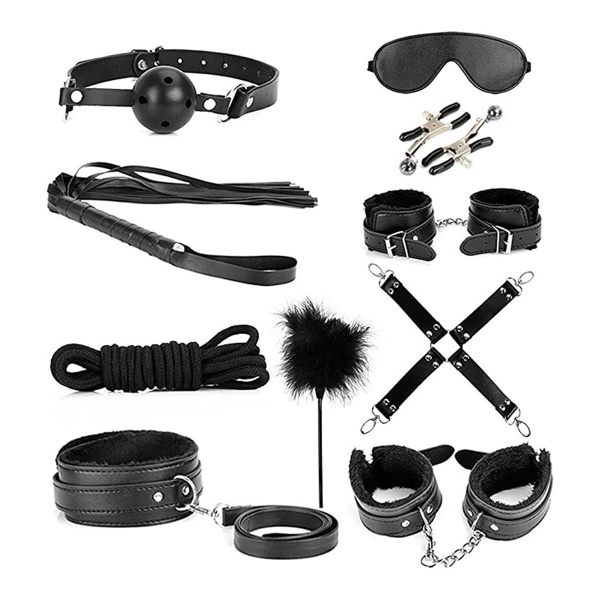 Imagen de Set Bondage Sadomasoquismo juego sexual 10 piezas