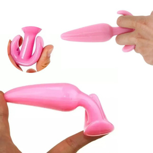 Imagen de Plug Dilatador anal  liso Base curva