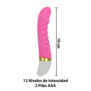 Imagen de Vibrador corrugado curvo