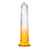 Imagen de Dildo Consolador Venoso transparente con color