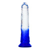 Imagen de Dildo Consolador Venoso transparente con color